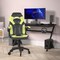 Flash Furniture Green LeatherSoft Gaming Chair - Skate Wheels CH-00095-GN-RLB-GG - alternate 1